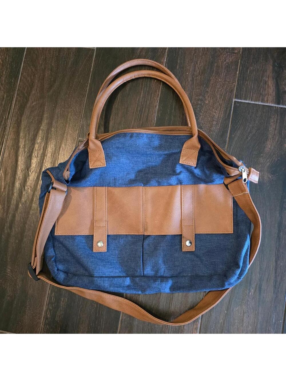 Women's Blue and Navy Bag